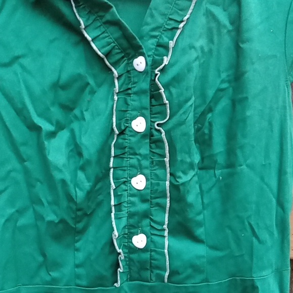 Green Vintage Style Dress - Picture 5 of 7